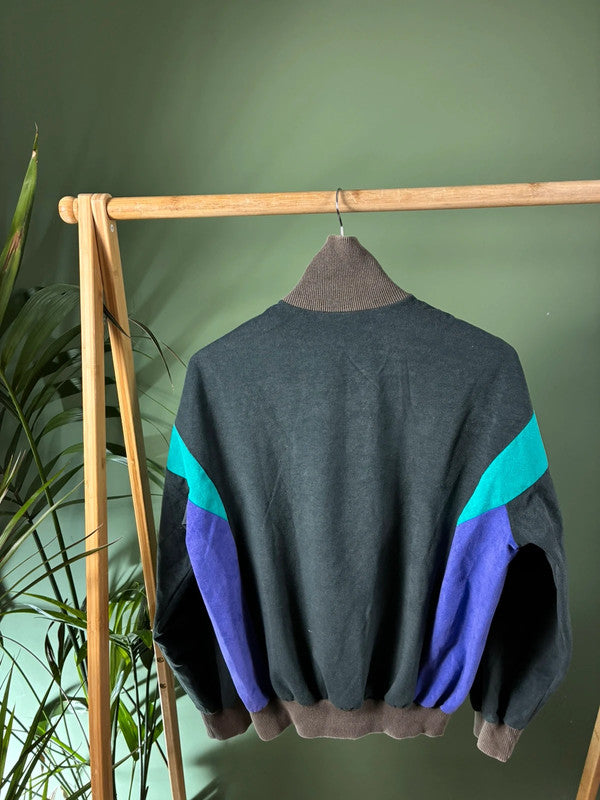 Vintage Adidas RARE 80s zipper maat S