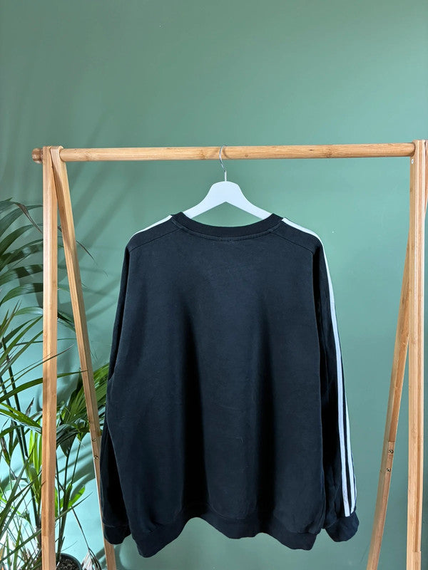 Vintage 90s Adidas 3-stripes sweatshirt maat XL
