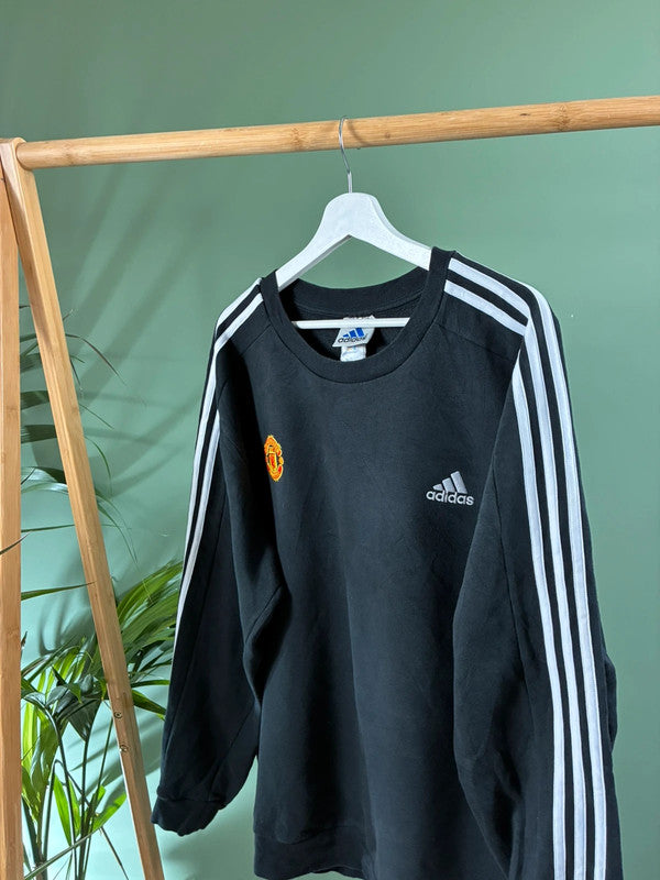 Vintage 90s Adidas 3-stripes sweatshirt maat XL