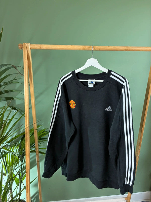 Vintage 90s Adidas 3-stripes sweatshirt maat XL