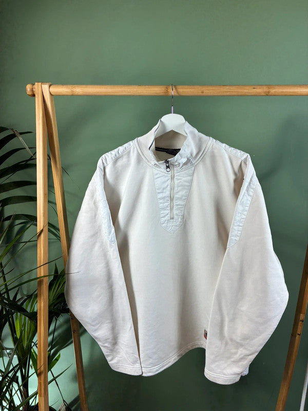 Vintage Nike quarter zip sweatshirt maat M