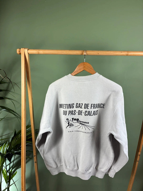 Vintage 90s Adidas sweater maat M