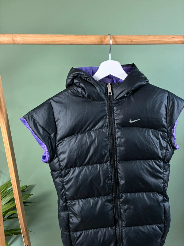 Vintage Nike reversibel padded bodywarmer maat S