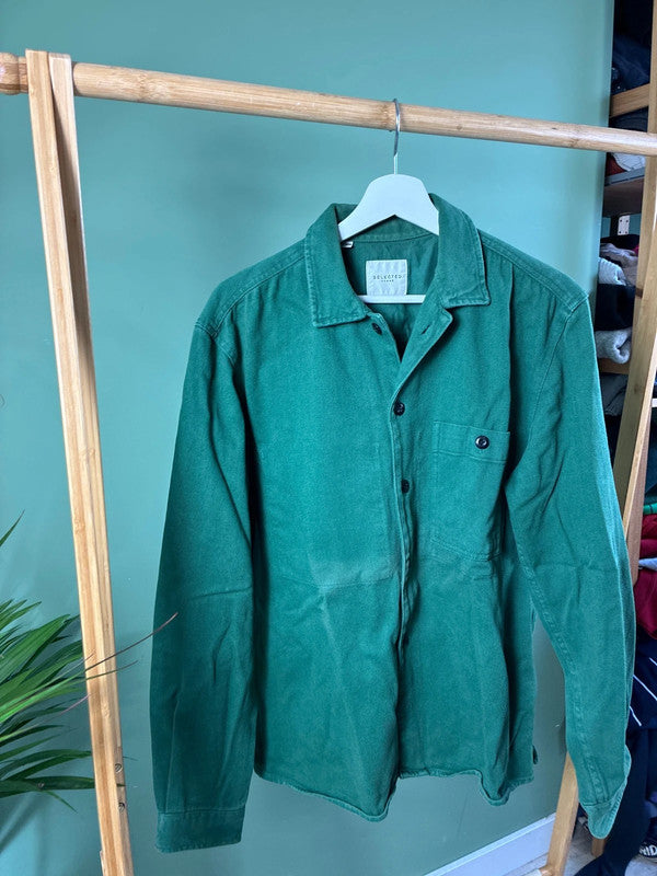 Selected denim shirt maat M