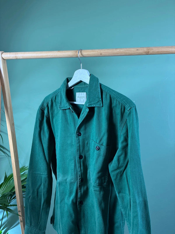 Selected denim shirt maat M