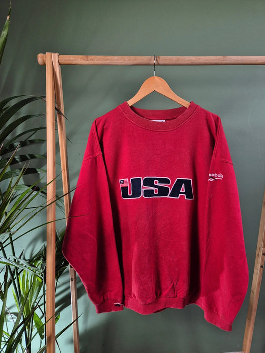 Reebok USA Sweater Heren | L