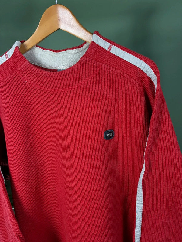 Vintage Nike rib Heavy weight sweater maat XL