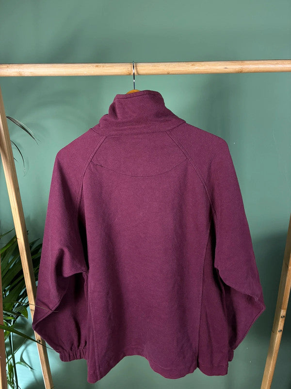 Vintage 90s Umbro quarter zip sweater maat M