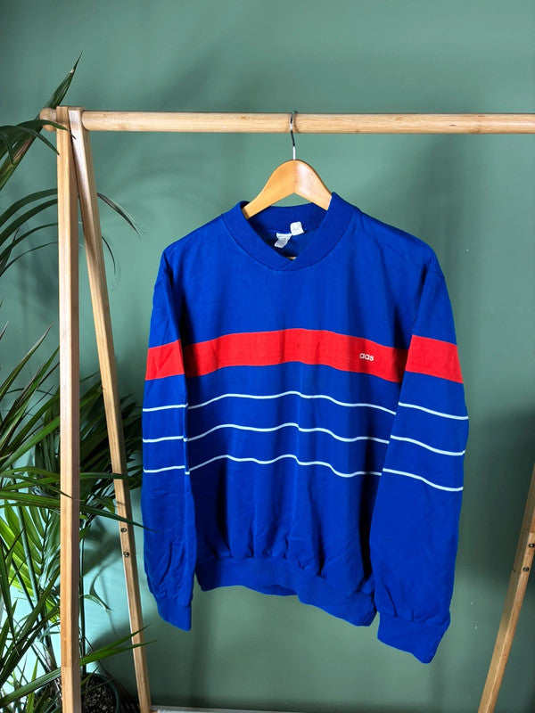Vintage 80s Adidas sweater maat M