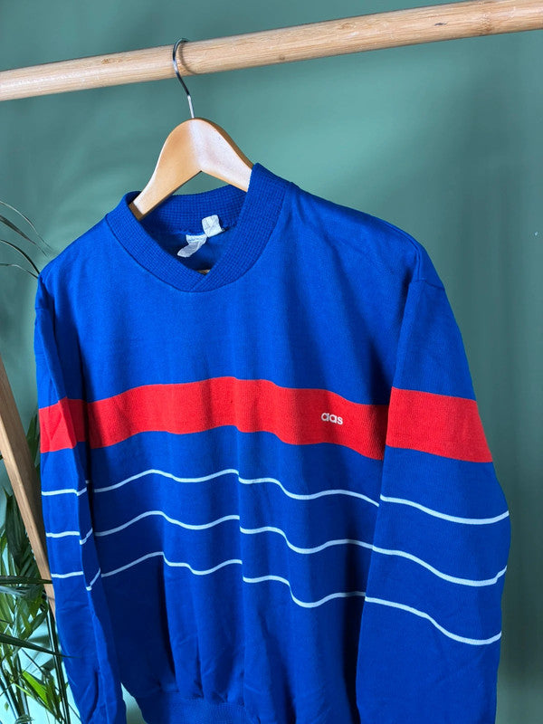 Vintage 80s Adidas sweater maat M