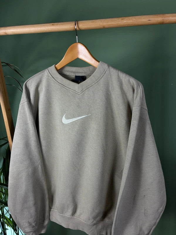 Vintage Nike center swoosh sweater maat M