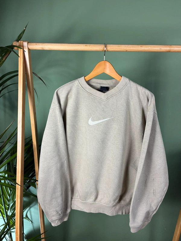 Vintage Nike center swoosh sweater maat M
