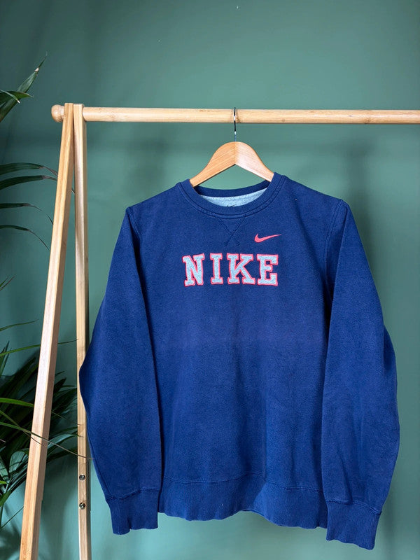 Vintage Nike spell out sweater maat M