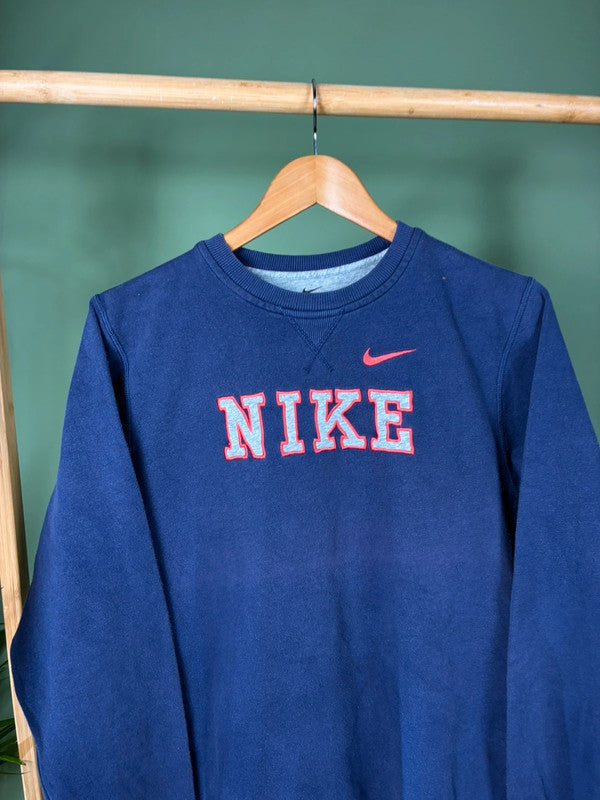 Vintage Nike spell out sweater maat M
