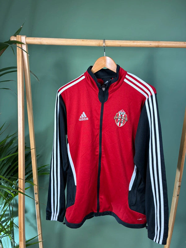 Vintage Adidas 3-stripes zipper maat M