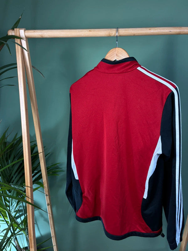 Vintage Adidas 3-stripes zipper maat M