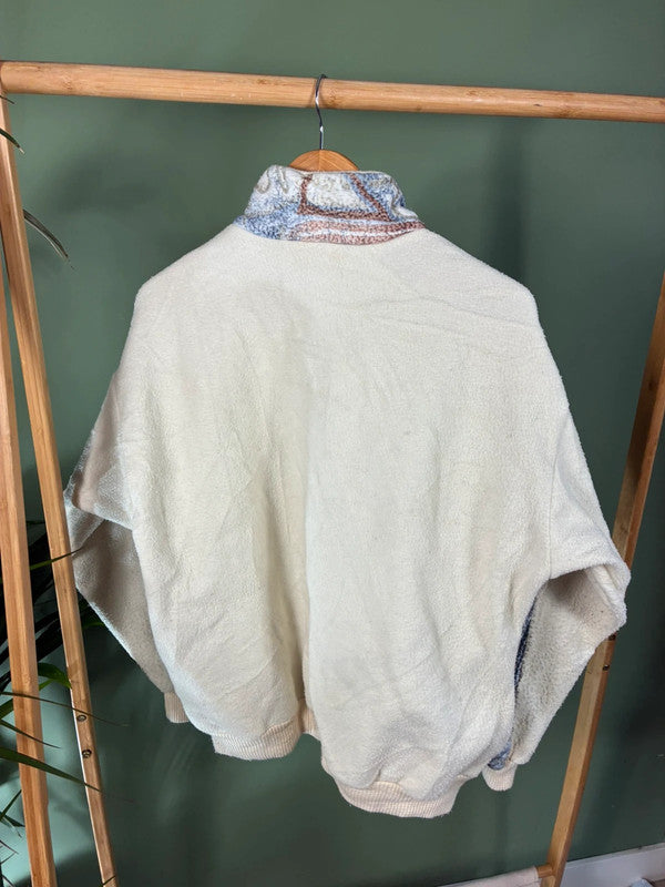 Vintage 90s crazy fleece vest maat S