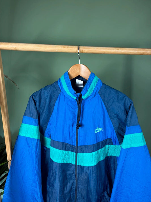 Vintage 90s Nike Track Jacket Heren | L