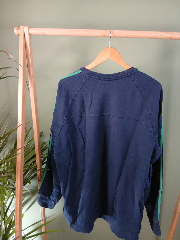 Vintage Adidas 3-stripes sweater maat XL