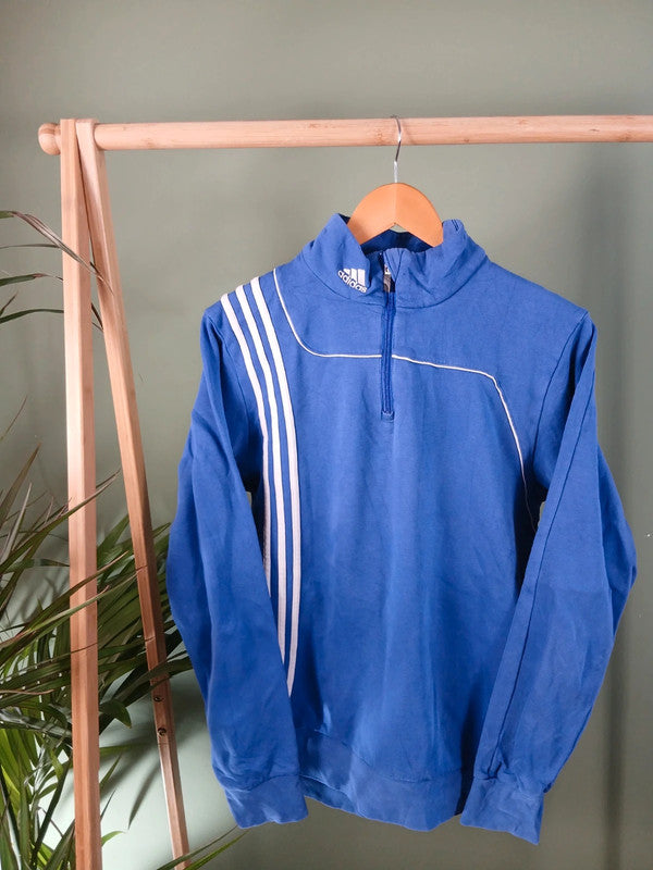 Vintage Adidas quarter zip sweater maat S