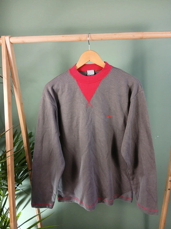 Vintage Nike swoosh sweater maat L