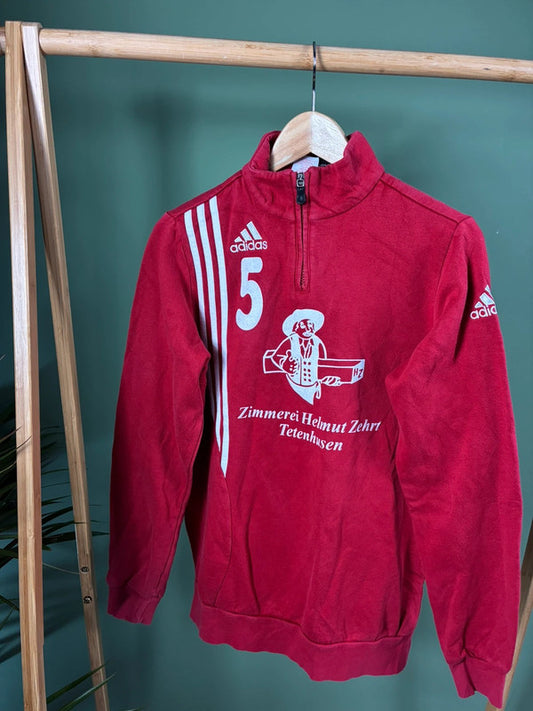 Adidas Quarter Zip Sweatshirt Heren | S