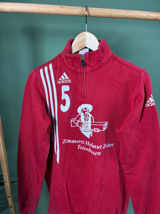 Adidas Quarter Zip Sweatshirt Heren | S