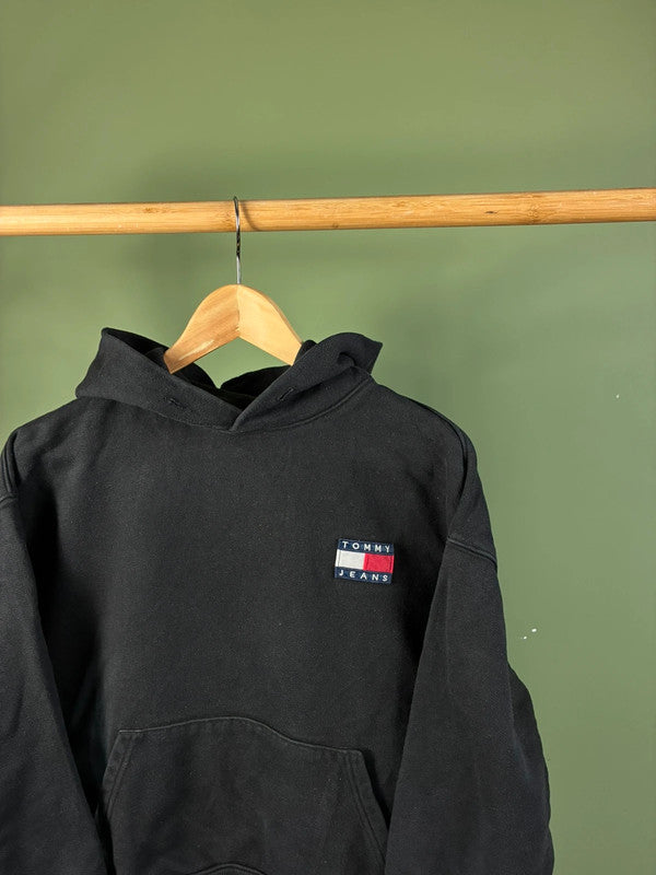 Vintage Tommy Hilfiger Boxy fit hoodie maat S