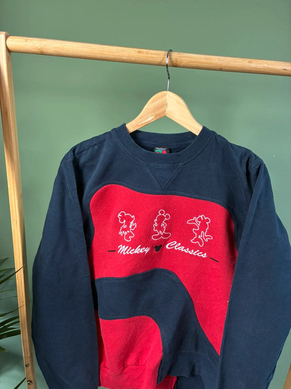 Disney Mickey Mouse Rework Sweater Dames | S