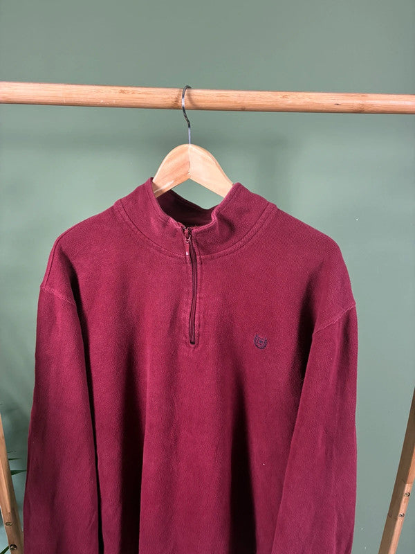 Vintage Chaps quarter zip sweatshirt maat XL