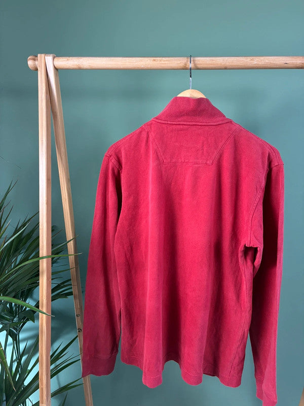 Vintage Timberland quarter zip sweatshirt maat M