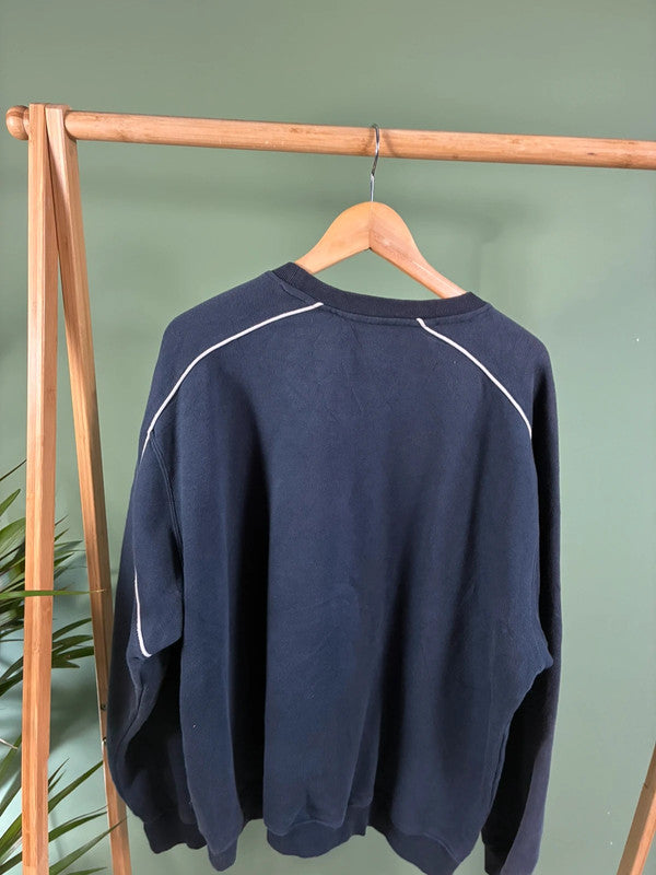 Vintage 90s front logo sweater maat XL