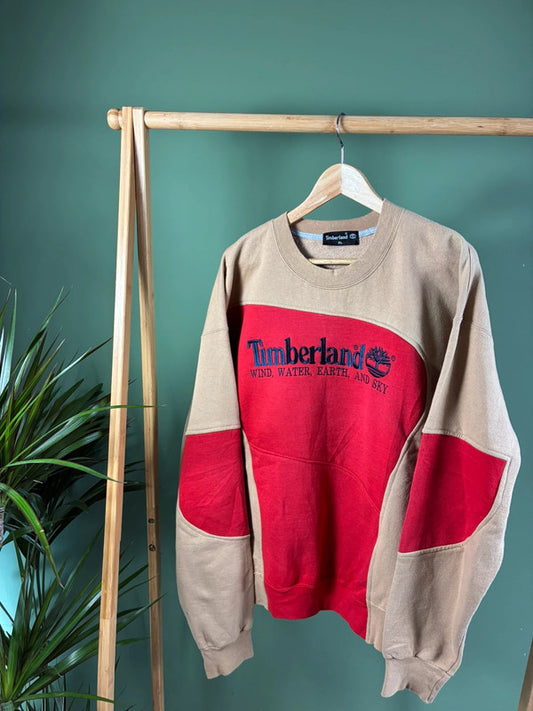 Vintage Timberland rework sweater maat XL