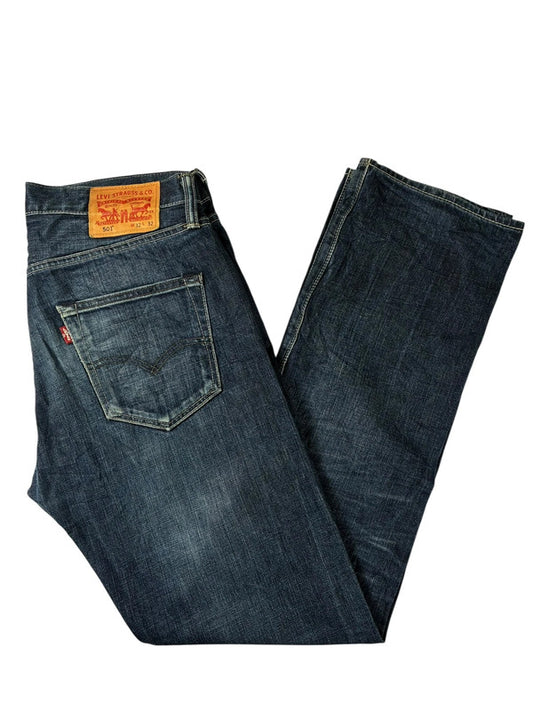 Levi's 501 Straight Jeans Heren | Blauw | Maat W32 L32