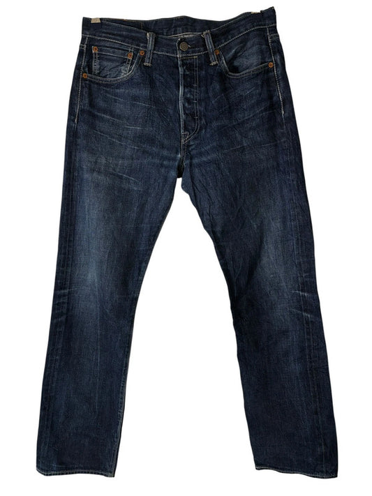 Levi's 501 Straight Jeans Heren | Blauw | Maat W32 L32