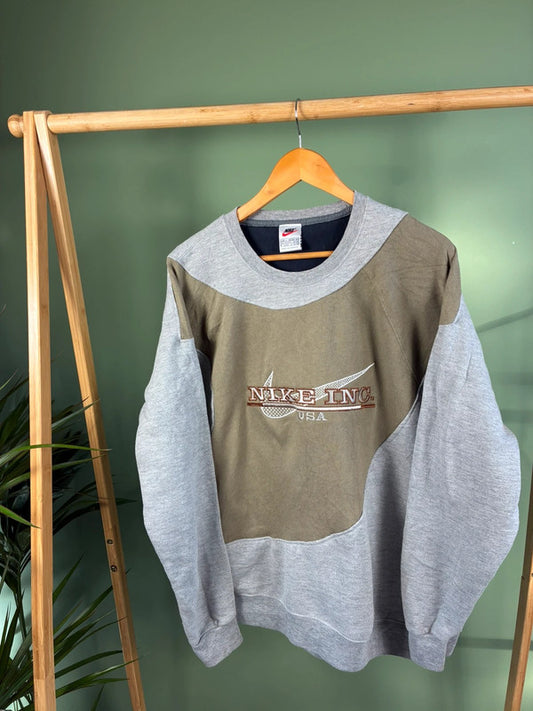 Vintage Nike 90s USA rework sweater maat L
