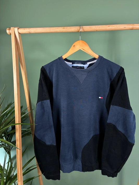 Tommy Hilfiger Chest Logo Rework Sweater Heren | Maat XL