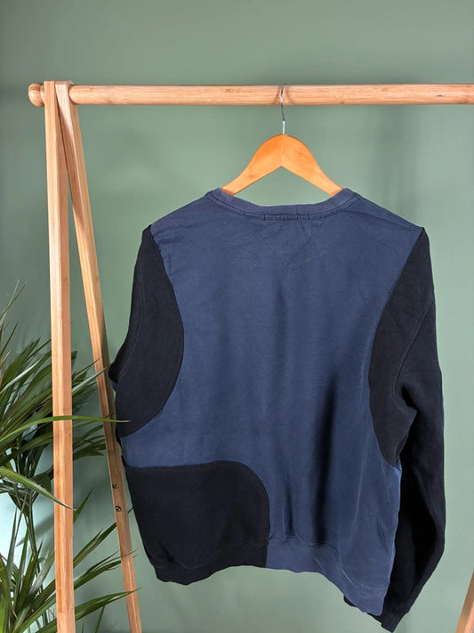 Tommy Hilfiger Chest Logo Rework Sweater Heren | Maat XL