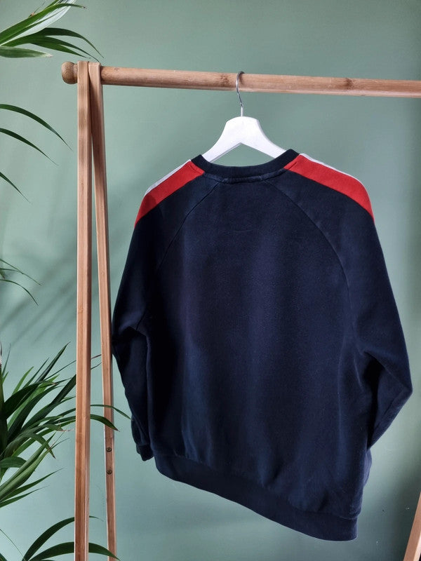 Vintage Adidas 3 stripes sweater maat M
