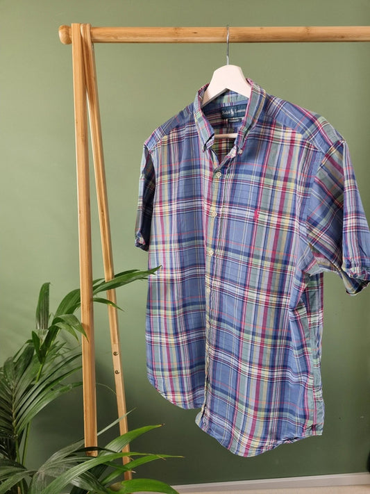 Ralph Lauren Check Shirt Heren | Maat L