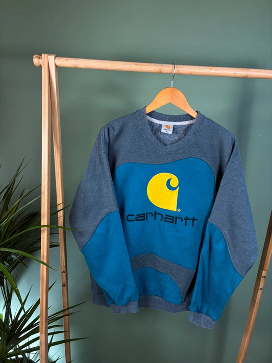 Carhartt Big Logo Rework Sweater Heren | XL