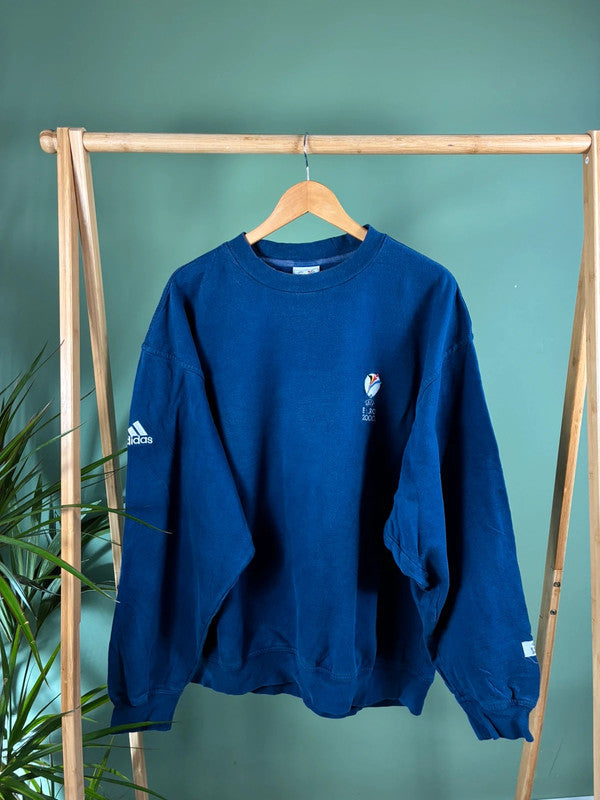 Vintage 00s Adidas sweater maat XL