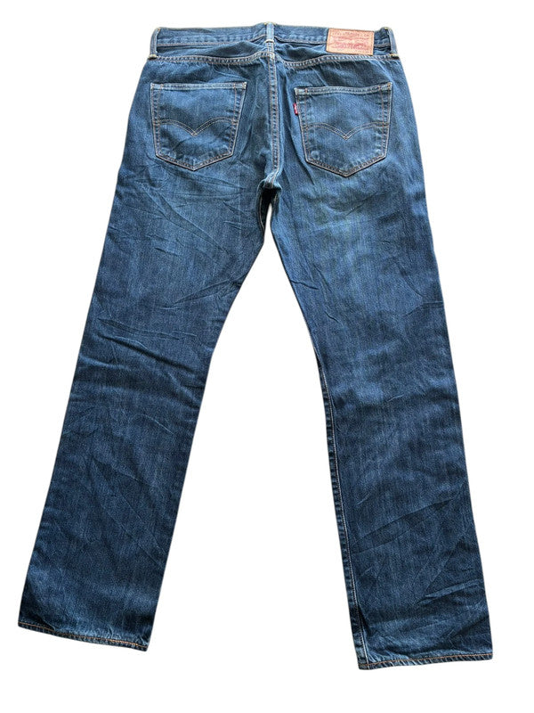 Levi's 501 Straight Jeans Heren | Blauw | Maat W33 L32