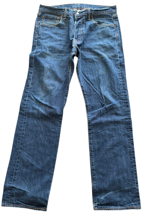Levi's 501 Straight Jeans Heren | Blauw | Maat W33 L32
