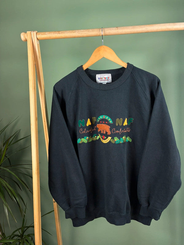 NafNaf Sweater Heren | Zwart | Maat L