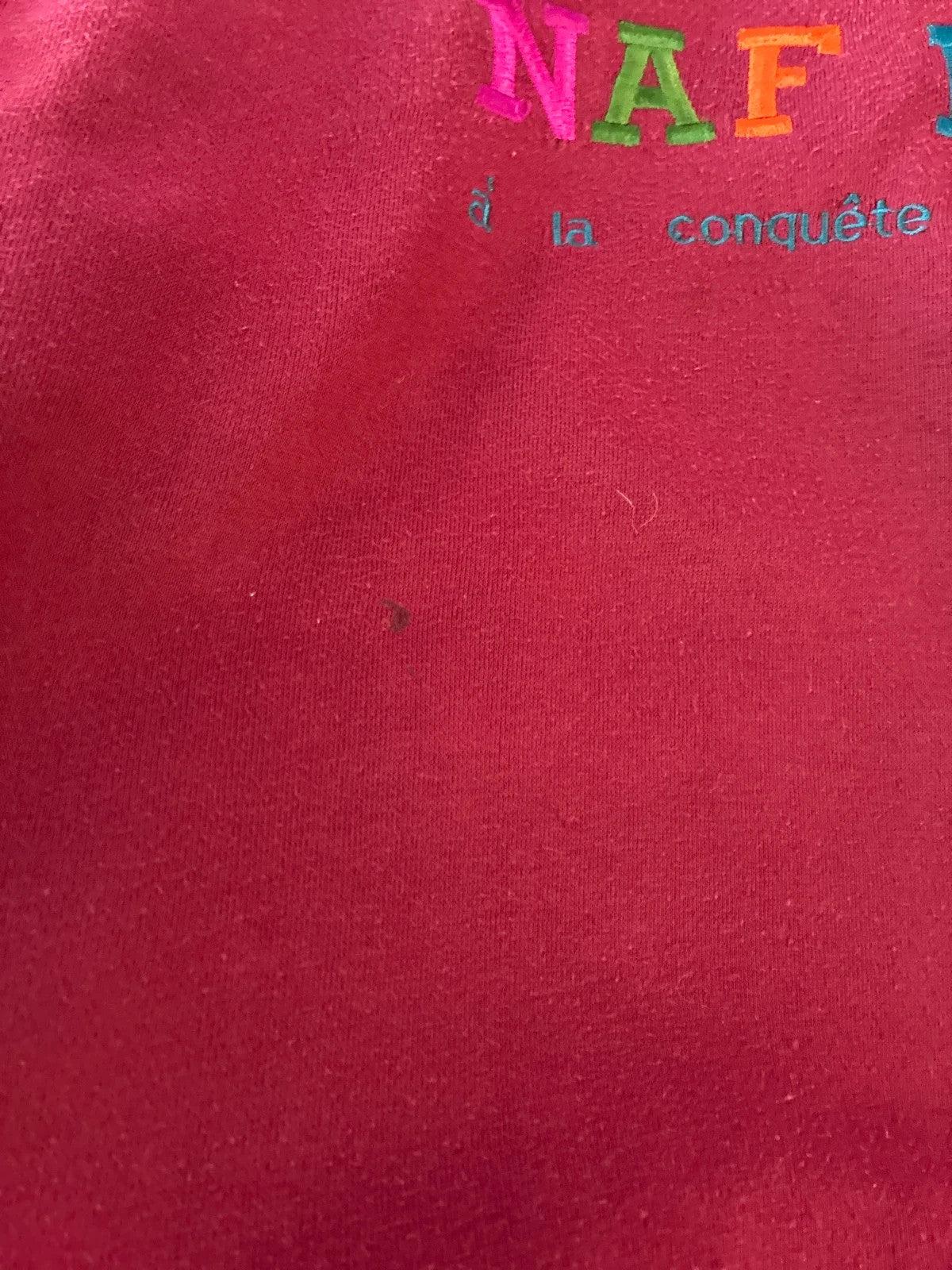 Vintage Naf Naf sweater maat L Rood