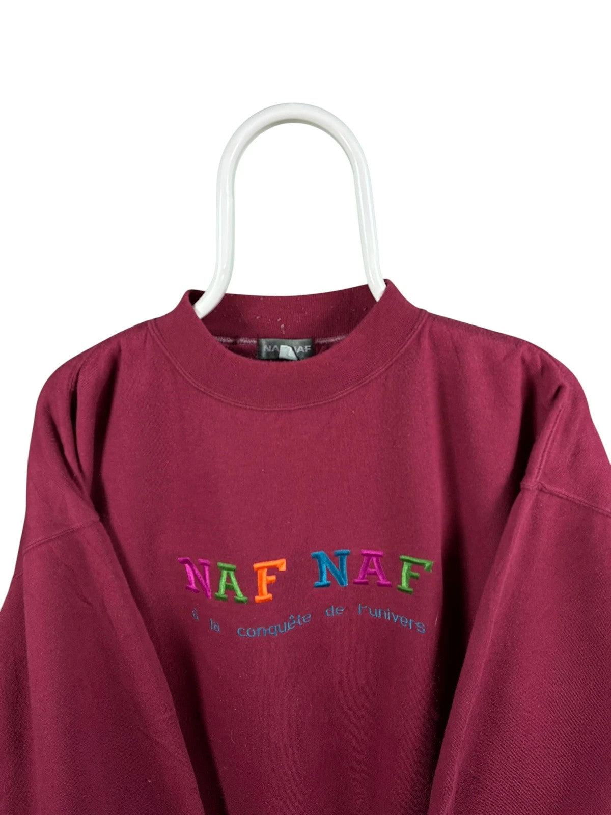 Vintage Naf Naf sweater maat L Rood