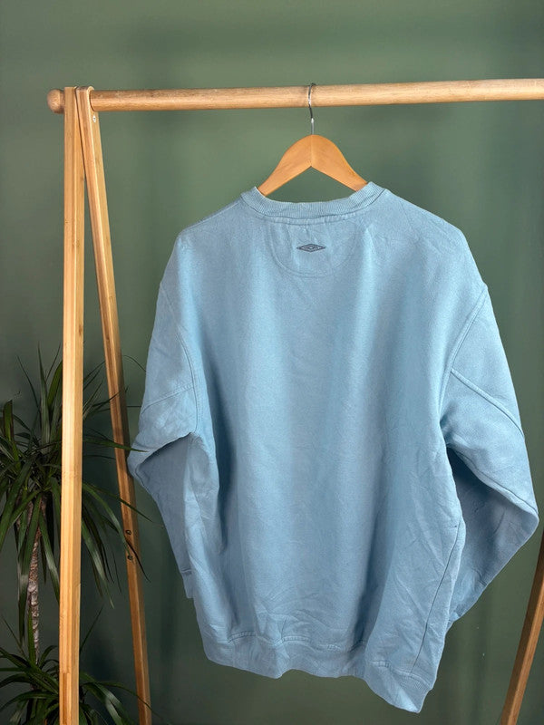 Vintage Umbro front logo sweater maat XL