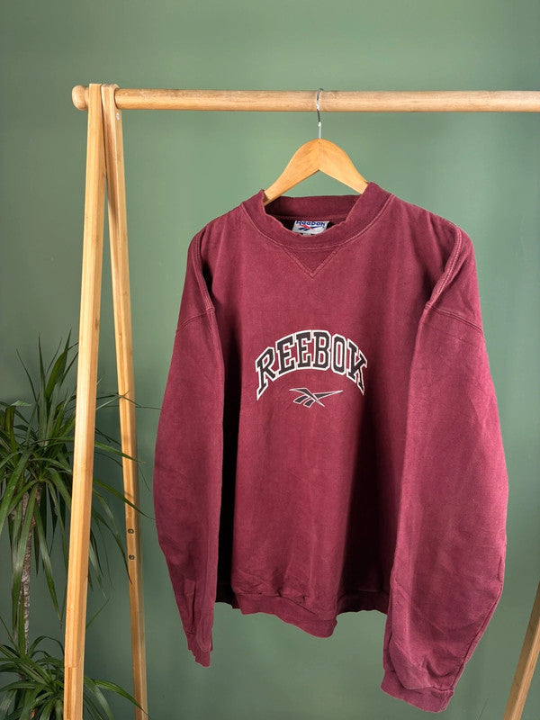 Vintage 90sReebok sweater maat XL