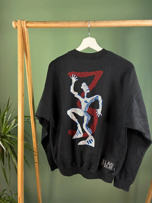 Adidas Limited Edition 80s Sweatshirt Heren | Zwart | Maat S